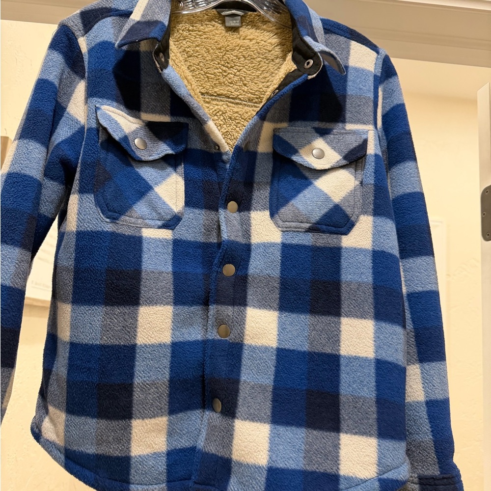 Eddie Bauer Kids Tan Sherpa Fleece